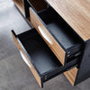 TRIBECA | ADRIANO 1.6-1.8m Reversible Executive Office Desk 160-180cm - Warm Oak