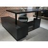 DAXTON Executive Desk with Right Return with Lift 200cm - Black