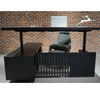 DAXTON Executive Desk with Right Return with Lift 200cm - Black