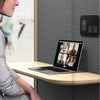 DUKE Single Seater Acoustic Office Silent Booth Pod - Aqua
