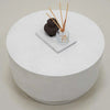 ROCCO Indoor & Outdoor Coffee Table 60cm - White Concrete
