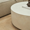 ROCCO Coffee Table 80cm - White Concrete