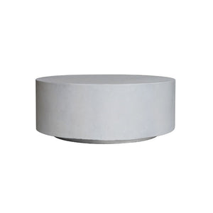 ROCCO Coffee Table 80cm - White Concrete