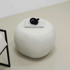 ROCCO Indoor & Outdoor Pebble Side Table Stool 50cm - White Concrete