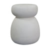 ROCCO Stool 38cm - White Concrete
