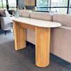 FLEUR Console Table - Oak