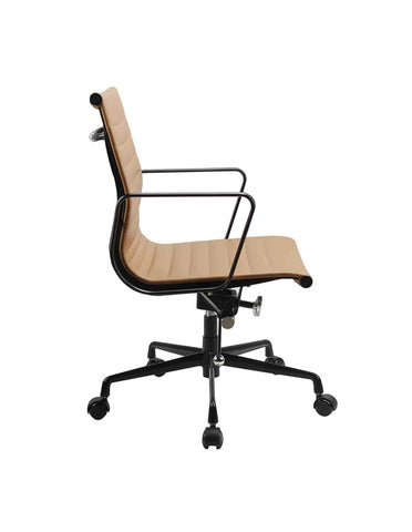 DAKIN Low Back Office Chair - Tan & Black