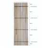 WOODFLEX Outdoor & Indoor Solid Hard Wood Slat Wall & Fencing Cladding - Oak - 2700mm x 545mm (Copy)