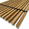 WOODFLEX Outdoor & Indoor Solid Hard Wood Slat Wall & Fencing Cladding - Oak - 2700mm x 545mm (Copy)
