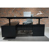 DAXTON Executive Desk with Right Return with Lift 200cm - Black