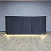 HALO Reception Desk 180cm - Black