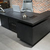 DAXTON Executive Desk with Left Return with Lift 200cm - Black