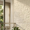 WOODFLEX FLEXIBLE SOFT STONE PANEL - ROUGH LINE White - 2700 x 600mm