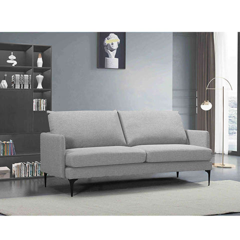 HARLOW 3 Seater Sofa - Light Grey