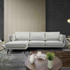 RANNI 3 Seater Sofa With Left Chaise - Warm Grey