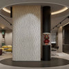WOODFLEX  Flexible SOFT STONE PANEL - HIVE STONE White - 2700 x 600mm