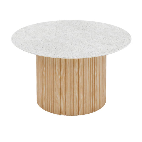 BLANCHE Coffee Table 90cm - Terrazo Stone