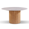BLANCHE Dining Table 120cm - Terrazzo Stone