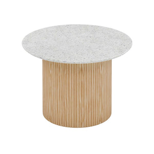BLANCHE Side Table 60cm - Terrazzo Stone