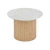 BLANCHE Side Table 60cm - Terrazzo Stone