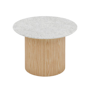 BLANCHE Side Table 60cm - Terrazzo Stone