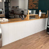 WOODFLEX WHITE PRIMED FLEXIBLE - HALF ROUND 37 - 2700mm x 600mm