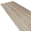 WOODFLEX Flexible Wooden Slat Wall Panel - Oak Veneer - 3000mm x 600mm - Half Round