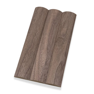 WOODFLEX FLEXIBLE HALF ROUND 37mm WALNUT - SAMPLE