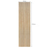 WOODFLEX Flexible Wooden Slat Wall Panel - Oak Veneer - 2700mm x 600mm - Slats