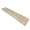 WOODFLEX Flexible Wooden Slat Wall Panel - Oak Veneer - 3000mm x 600mm - Half Round