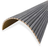 WOODFLEX Flexible Wooden Slat Wall Panel - Black - 2700mm x 600mm - Half Round 27mm