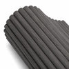 WOODFLEX Flexible Wooden Slat Wall Panel - Black - 2700mm x 600mm - Half Round 27mm