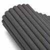WOODFLEX Flexible Wooden Slat Wall Panel - Black Oak - 2700mm x 600mm - Half Round 37mm