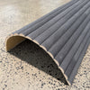 WOODFLEX Flexible Wooden Slat Wall Panel - Black Oak - 2700mm x 600mm - Half Round 37mm