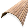 WOODFLEX Flexible Wooden Slat Wall Panel - Walnut Veneer - 2700mm x 600mm - Half Round 37mm