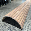 WOODFLEX Flexible Wooden Slat Wall Panel - Walnut Veneer - 2700mm x 600mm - Half Round 37mm