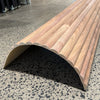 WOODFLEX Flexible Wooden Slat Wall Panel - Walnut Veneer - 2700mm x 600mm - Half Round 37mm