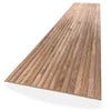 WOODFLEX Flexible Wooden Slat Wall Panel - Walnut Veneer - 2700mm x 600mm - Half Round 37mm