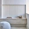 WOODFLEX WHITE PRIMED FLEXIBLE - HALF ROUND 27 - 2700mm X 600mm