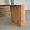 WOODFLEX Flexible Wooden Slat Wall Panel - Oak Veneer - 3000mm x 600mm - Half Round