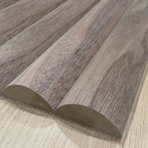 WOODFLEX FLEXIBLE HALF ROUND 37mm WALNUT - SAMPLE - innovatec.com.au