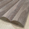 WOODFLEX Flexible Wooden Slat Wall Panel - Walnut Veneer - 2700mm x 600mm - Half Round 37mm
