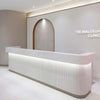 WOODFLEX WHITE PRIMED FLEXIBLE UNDER BENCH - HALF ROUND 27 - 900mm X 600mm