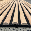 WOODFLEX Flexible Acoustic Slat Wall Panel - Half Round Oak Veneer - 2700mm x 600mm