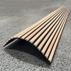 WOODFLEX Flexible Acoustic Slat Wall Panel - Half Round Oak Veneer - 2700mm x 600mm