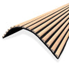WOODFLEX Flexible Acoustic Slat Wall Panel - Half Round Oak Veneer - 2700mm x 600mm