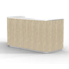 HALO Reception Desk 180cm - Oak & White