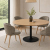 ADORA Dining Chair - Oak & Grey