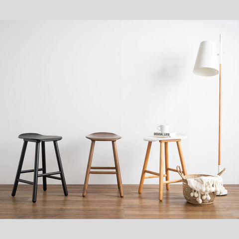 Hetty Counter Stool - Oak + White