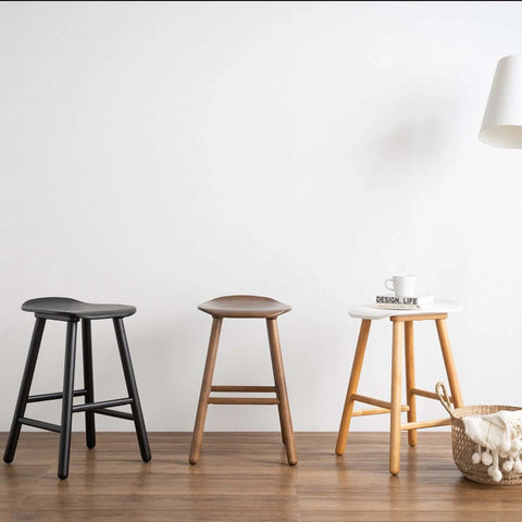 Hetty Counter Stool - Black Ash Veneer
